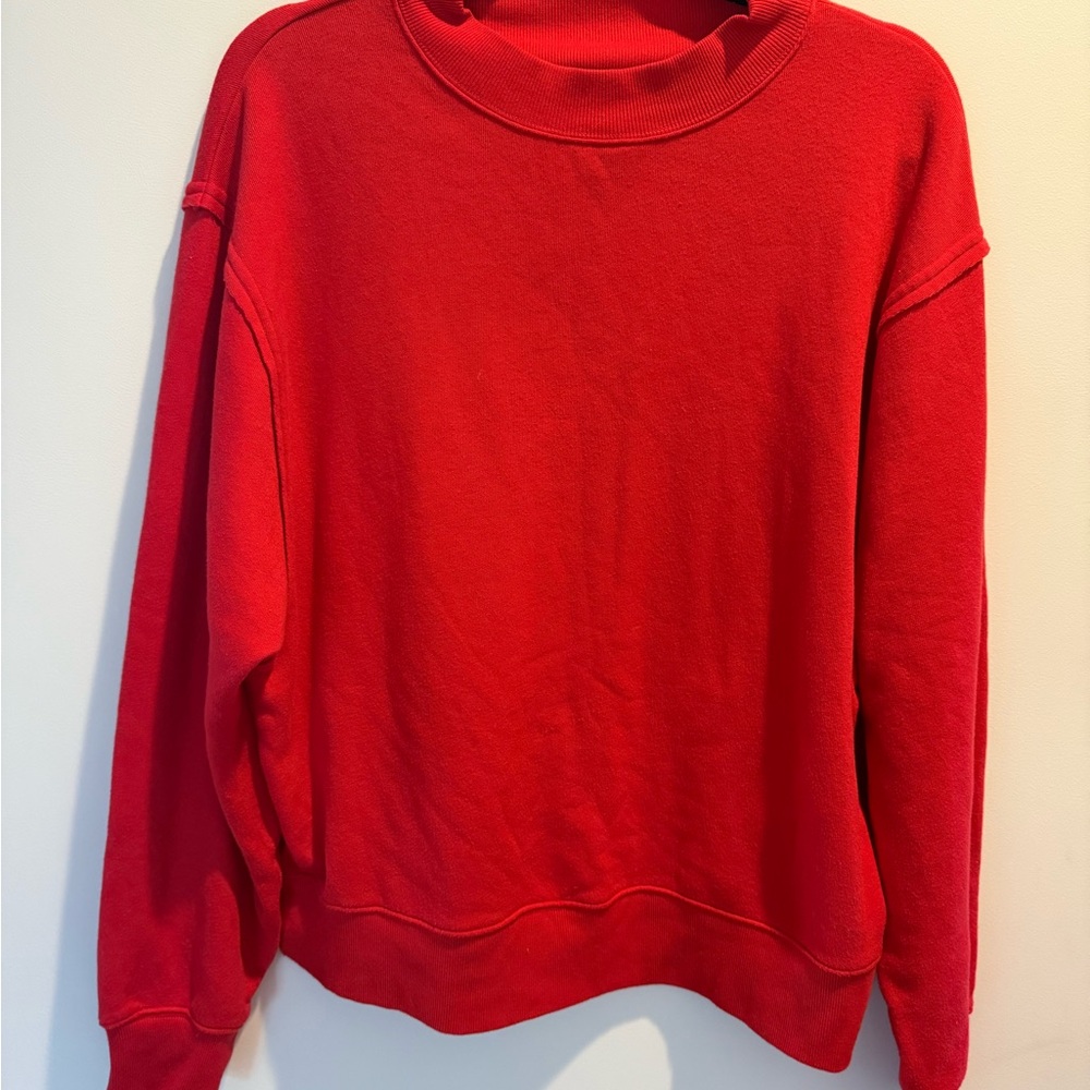 ALO Yoga Red Sweatshirt